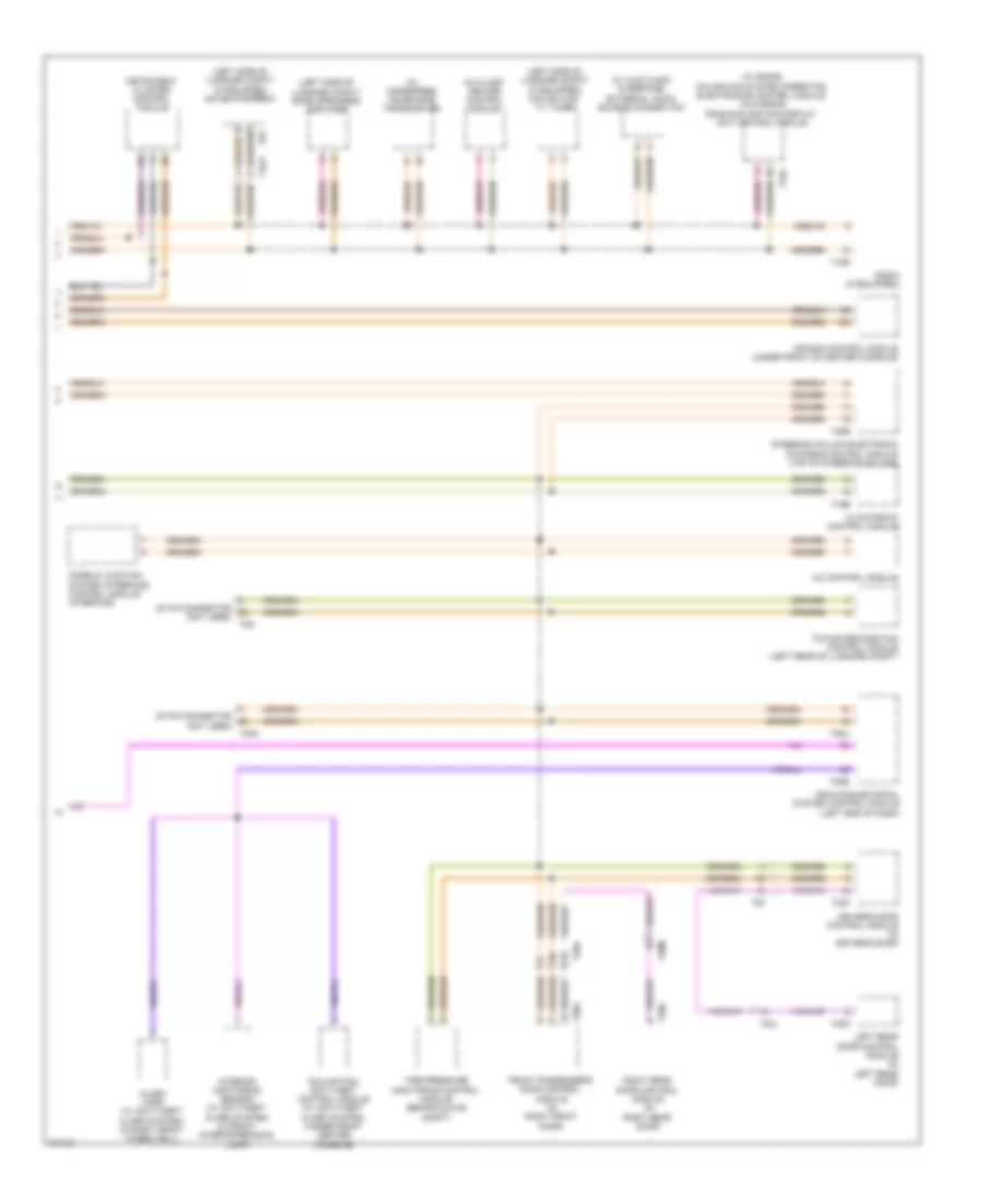 Computer Data Lines Wiring Diagram 2 of 2 for Audi A3 Premium 2013