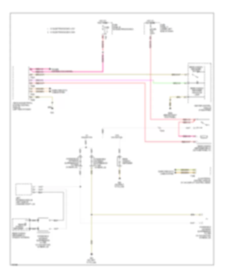 Rear Defogger Wiring Diagram for Audi A3 Premium 2013