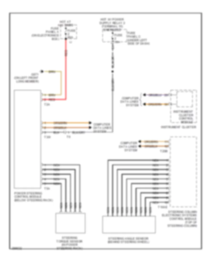 Electronic Power Steering Wiring Diagram for Audi A3 Premium 2013