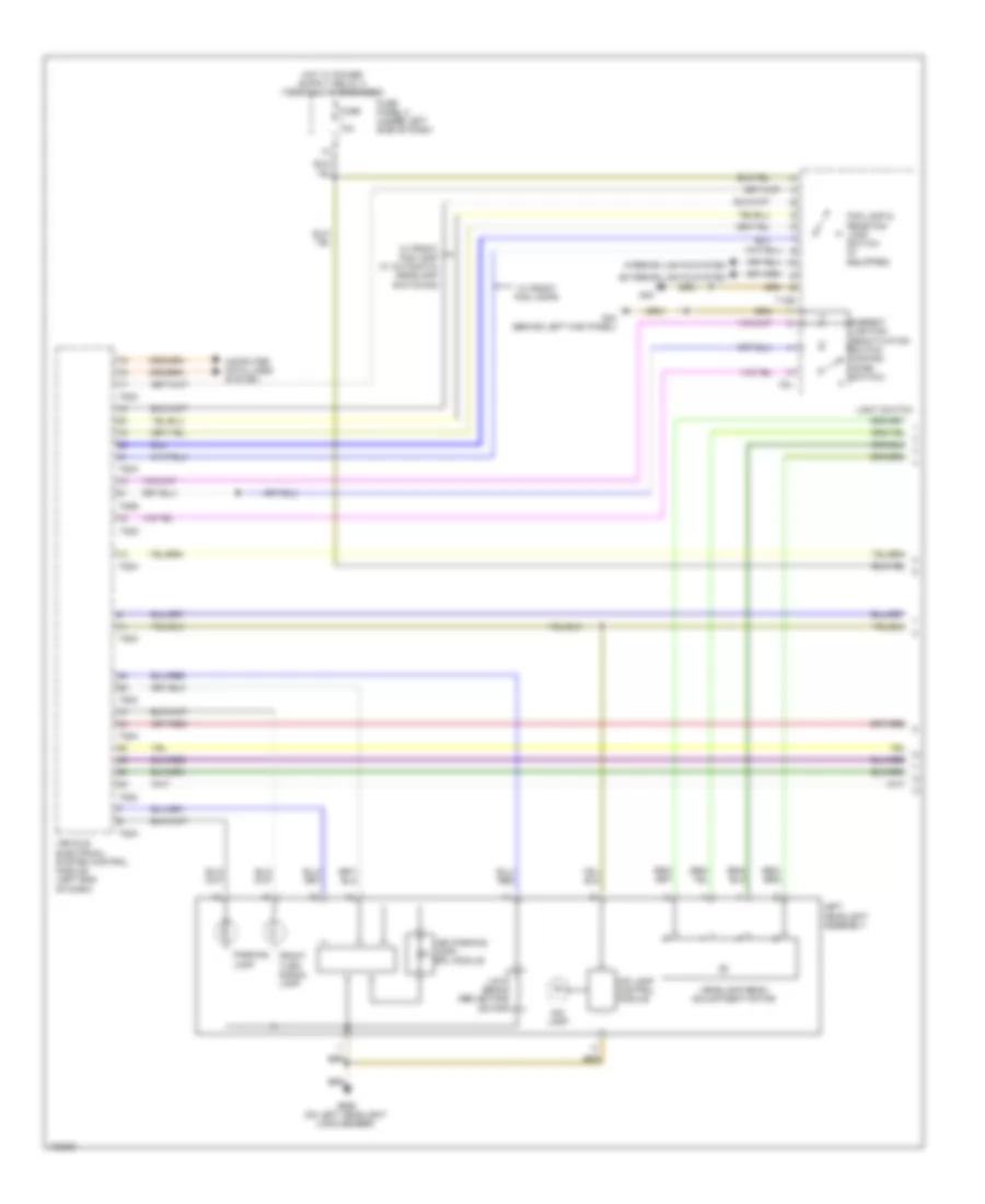 Headlights Wiring Diagram with Bi Xenon without Cornering Headlights 1 of 2 for Audi A3 Premium 2013