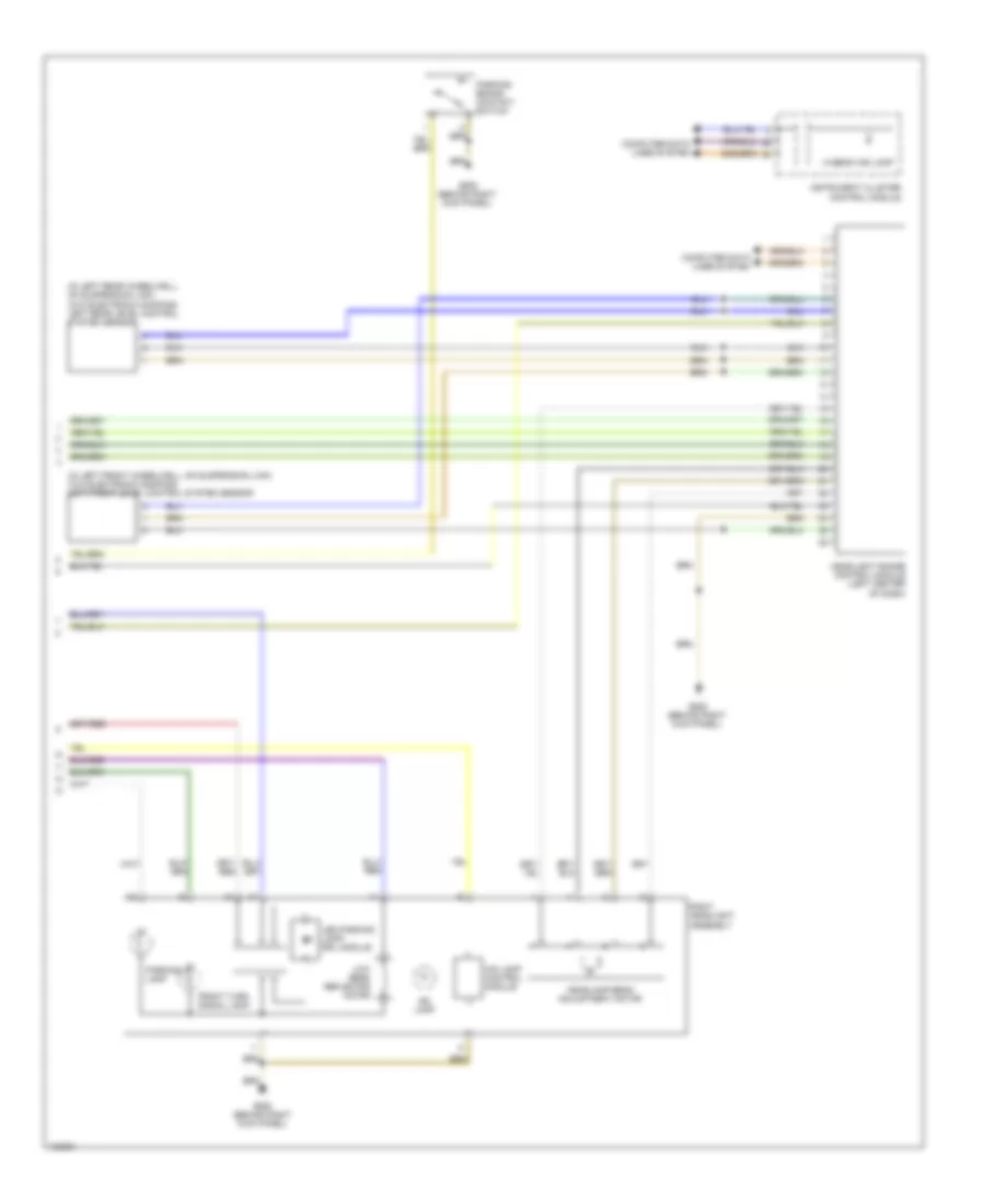 Headlights Wiring Diagram with Bi Xenon without Cornering Headlights 2 of 2 for Audi A3 Premium 2013