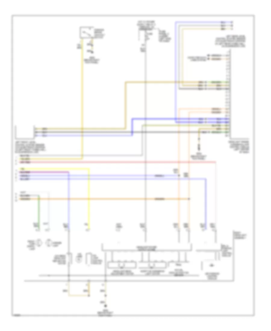 Headlights Wiring Diagram with Bi Xenon with Cornering Headlights 2 of 2 for Audi A3 Premium 2013