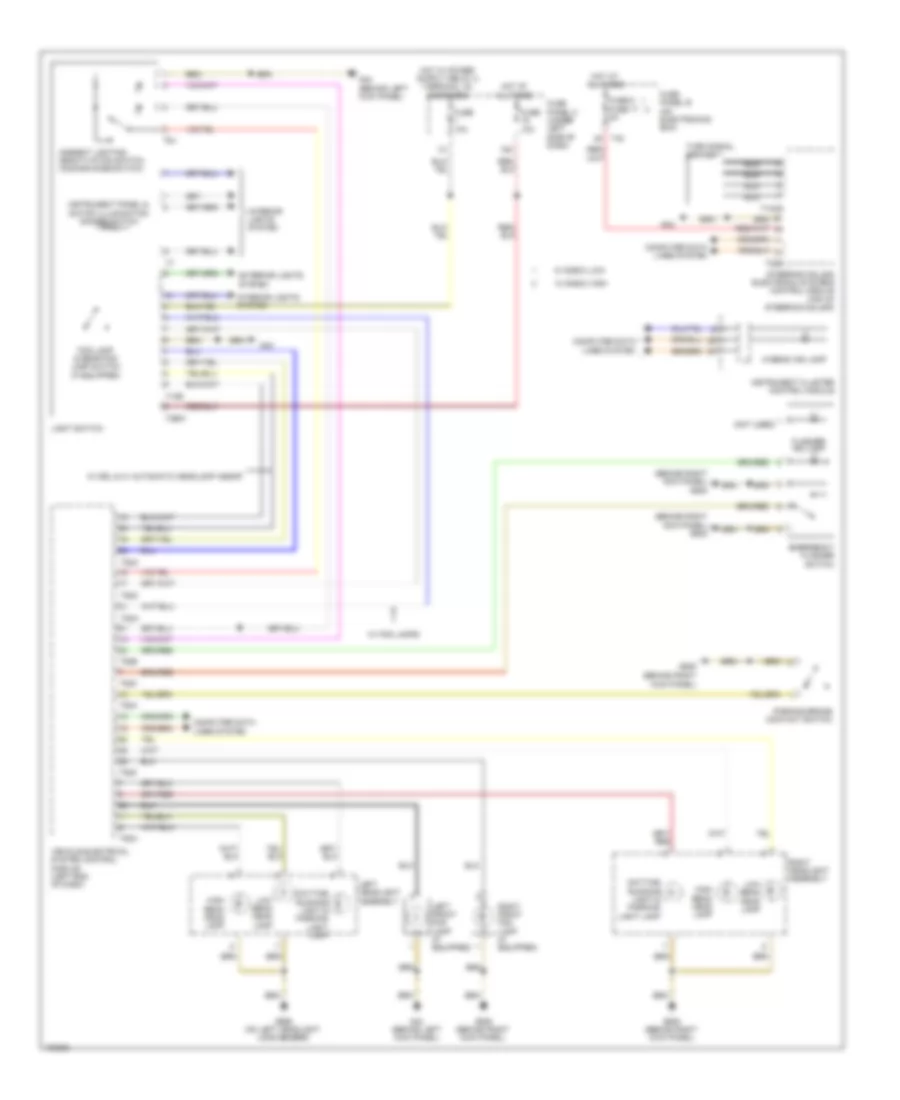 Headlights Wiring Diagram without Bi Xenon Headlights for Audi A3 Premium 2013