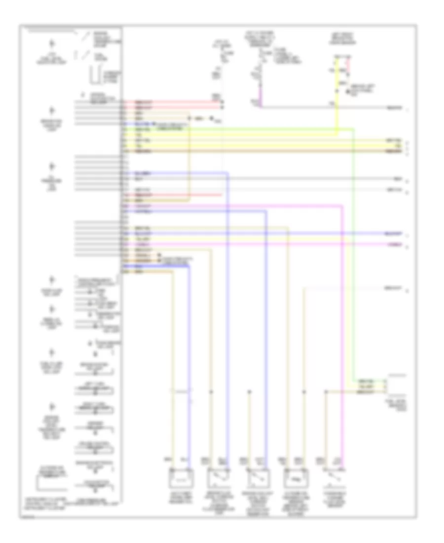 Instrument Cluster Wiring Diagram 1 of 2 for Audi A3 Premium 2013