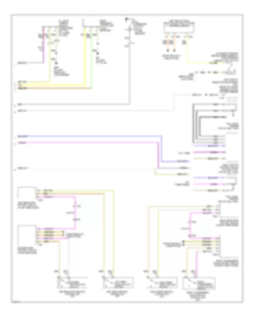 Instrument Cluster Wiring Diagram 2 of 2 for Audi A3 Premium 2013