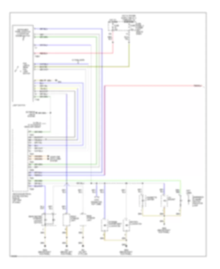 Instrument Illumination Wiring Diagram 1 of 2 for Audi A3 Premium 2013
