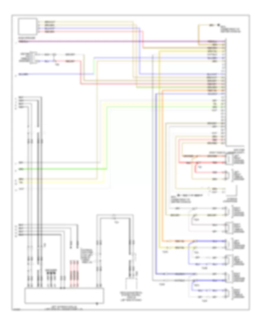 Navigation Wiring Diagram with RNS Low  Bose 2 of 2 for Audi A3 Premium 2013