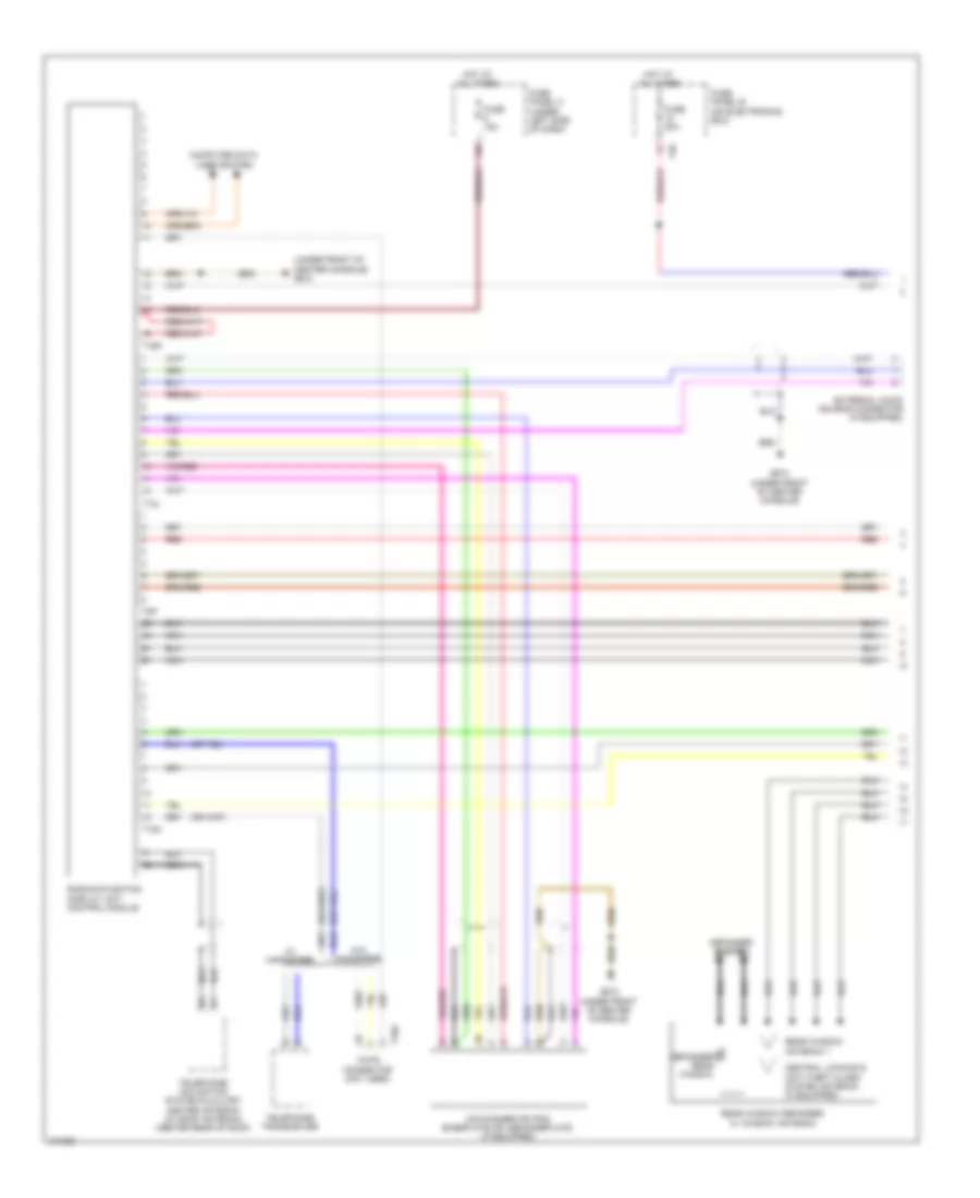 Navigation Wiring Diagram with RNS Low without Bose 1 of 2 for Audi A3 Premium 2013