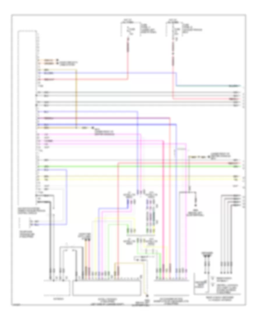 Navigation Wiring Diagram with RNS E with Bose 1 of 3 for Audi A3 Premium 2013