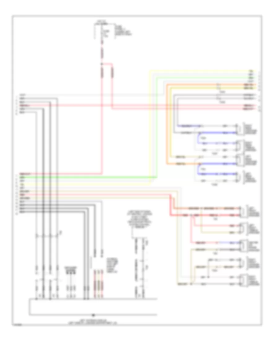 Navigation Wiring Diagram with RNS E without Bose 2 of 3 for Audi A3 Premium 2013