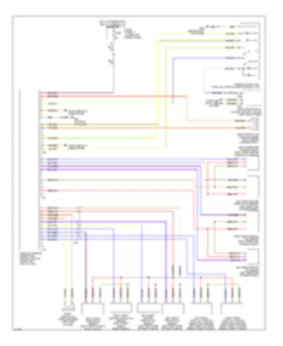 Parking Assistant Wiring Diagram for Audi A3 Premium 2013