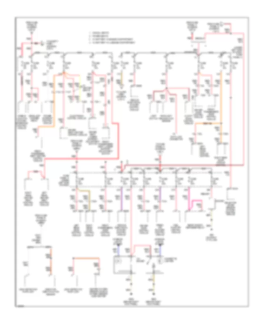 2 0L Turbo Power Distribution Wiring Diagram 3 of 4 for Audi A3 Premium 2013