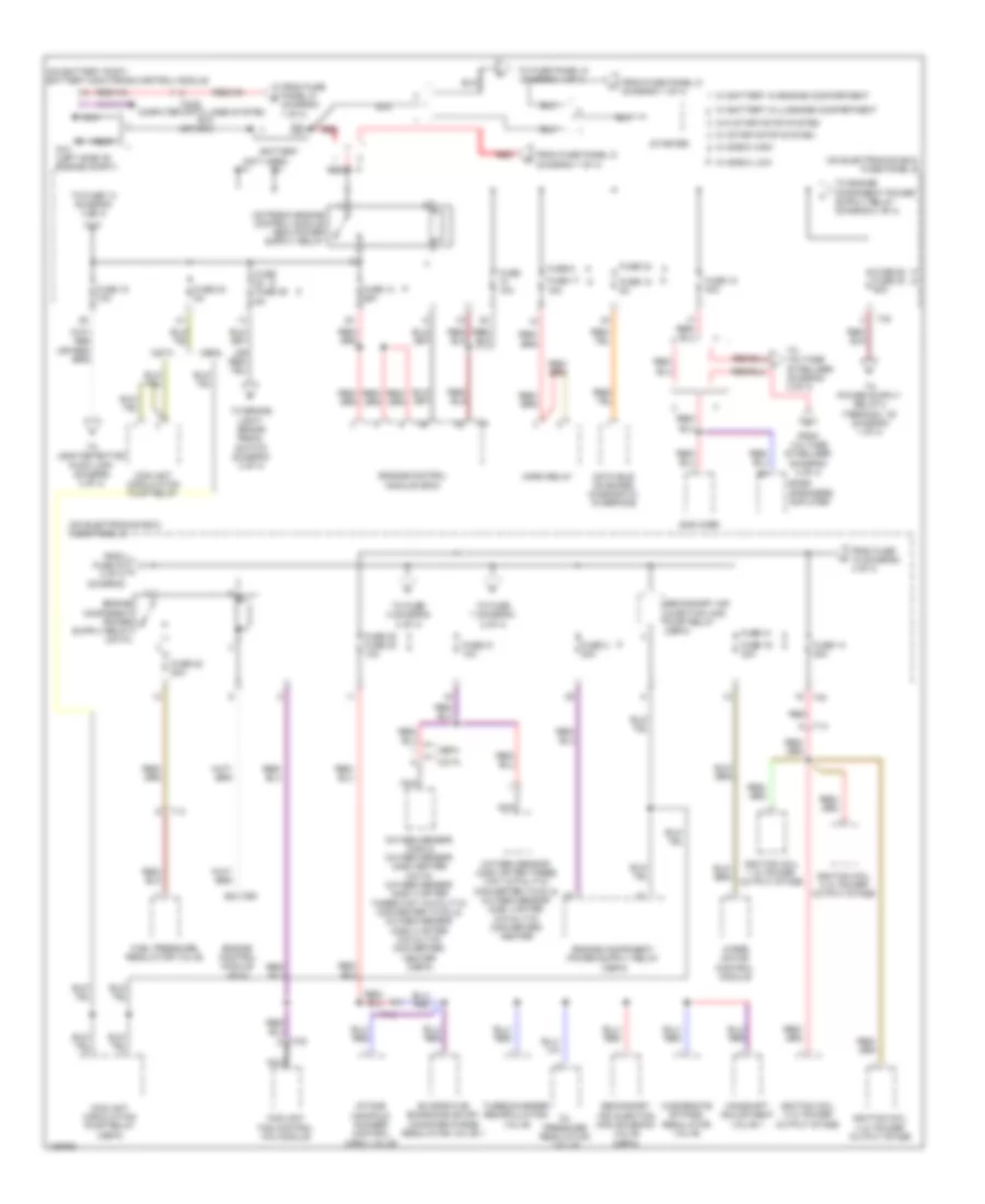 2 0L Turbo Power Distribution Wiring Diagram 4 of 4 for Audi A3 Premium 2013