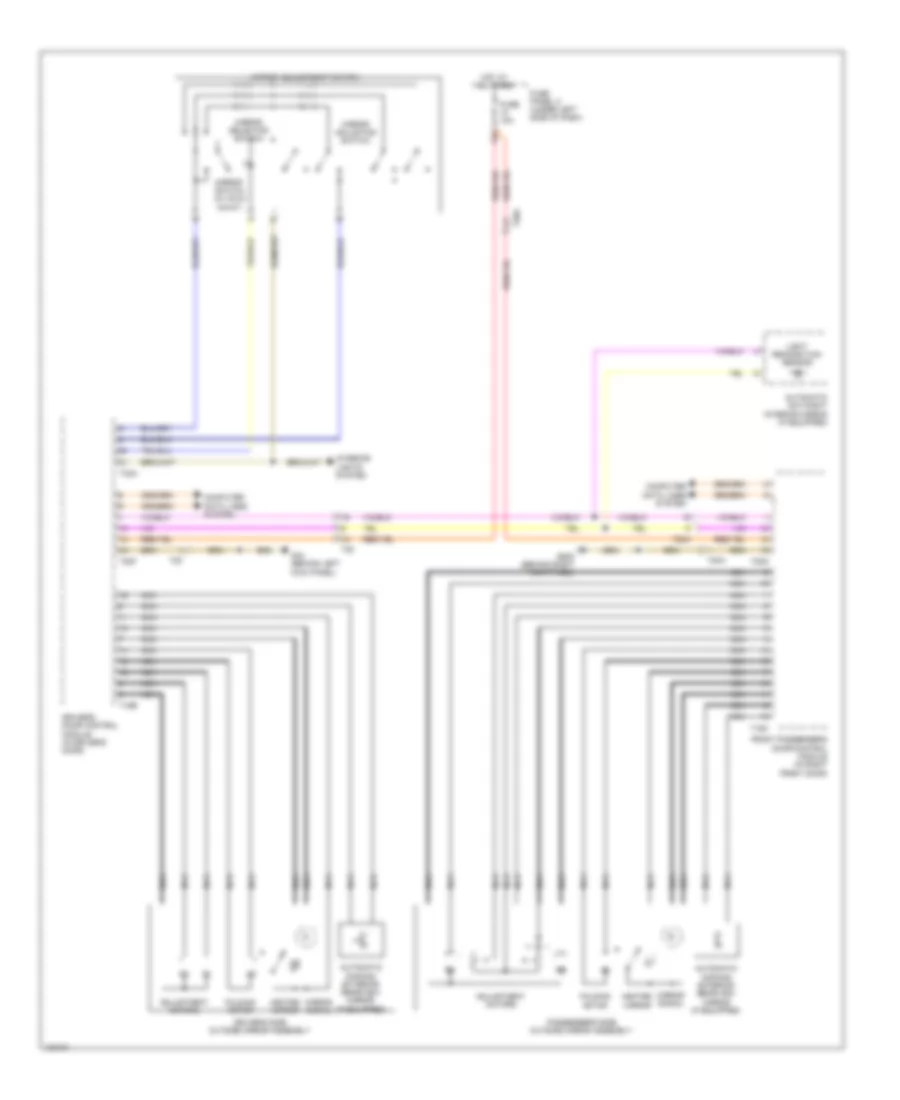 Power Mirrors Wiring Diagram for Audi A3 Premium 2013