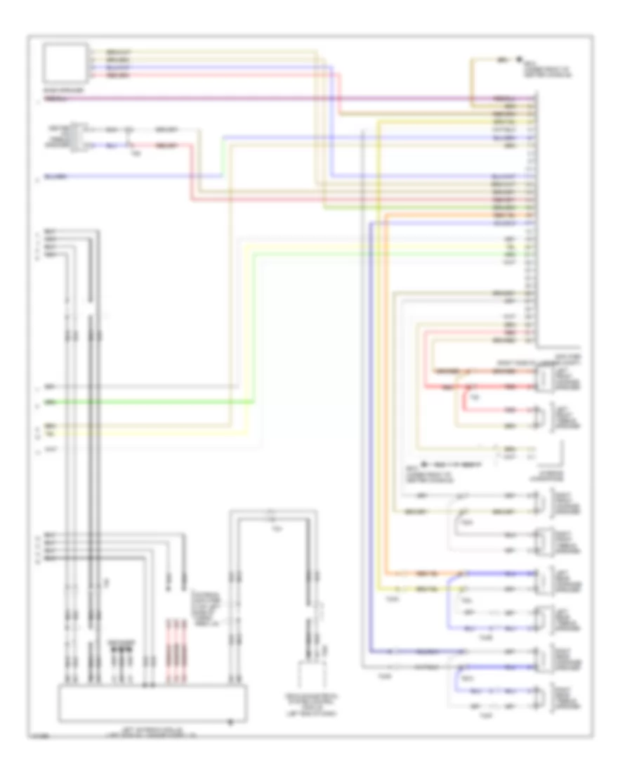 Radio Wiring Diagram with RNS Low  Bose 2 of 2 for Audi A3 Premium 2013