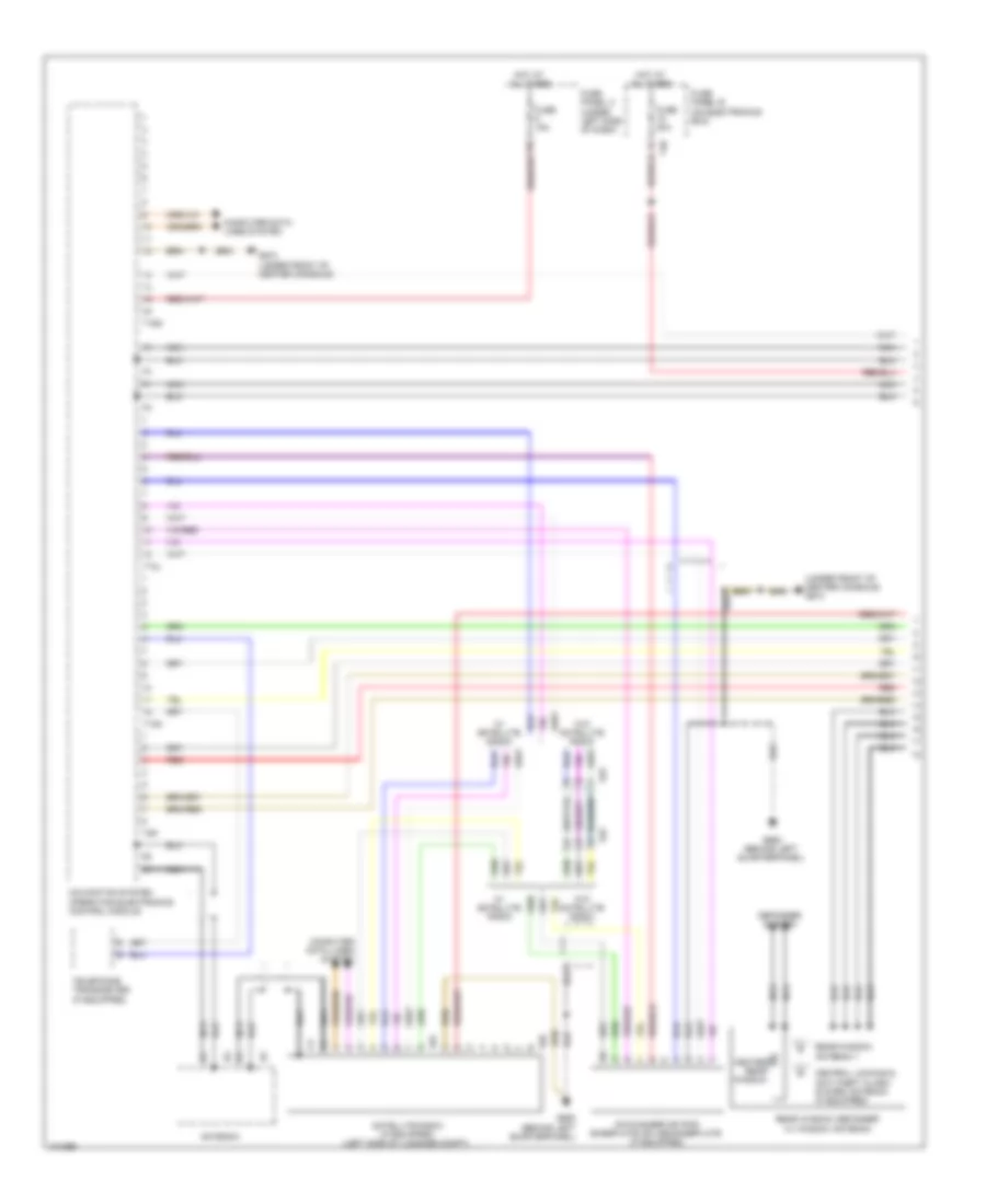 Radio Wiring Diagram with RNS E without Bose 1 of 3 for Audi A3 Premium 2013