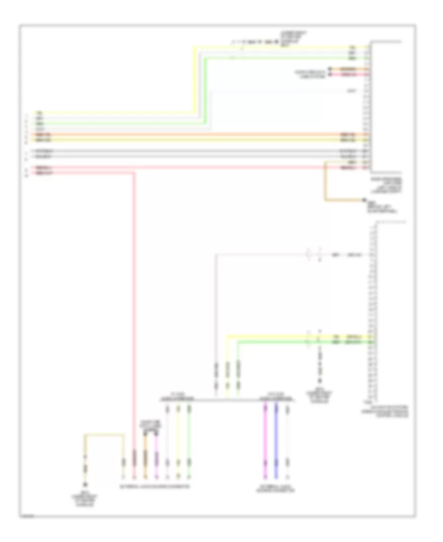 Radio Wiring Diagram with RNS E without Bose 3 of 3 for Audi A3 Premium 2013