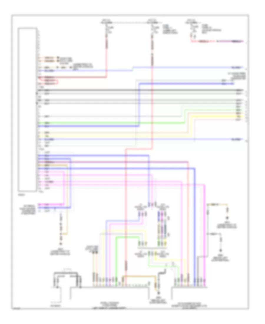 Radio Wiring Diagram without RNS Low  RNS E with Bose 1 of 2 for Audi A3 Premium 2013