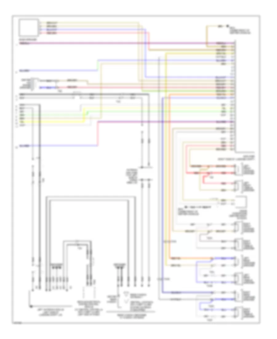 Radio Wiring Diagram without RNS Low  RNS E with Bose 2 of 2 for Audi A3 Premium 2013