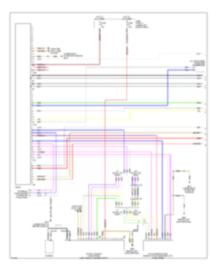 Radio Wiring Diagram without RNS Low RNS E  Bose 1 of 2 for Audi A3 Premium 2013