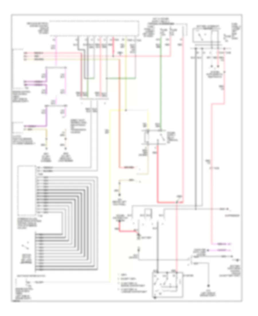 Starting Wiring Diagram for Audi A3 Premium 2013