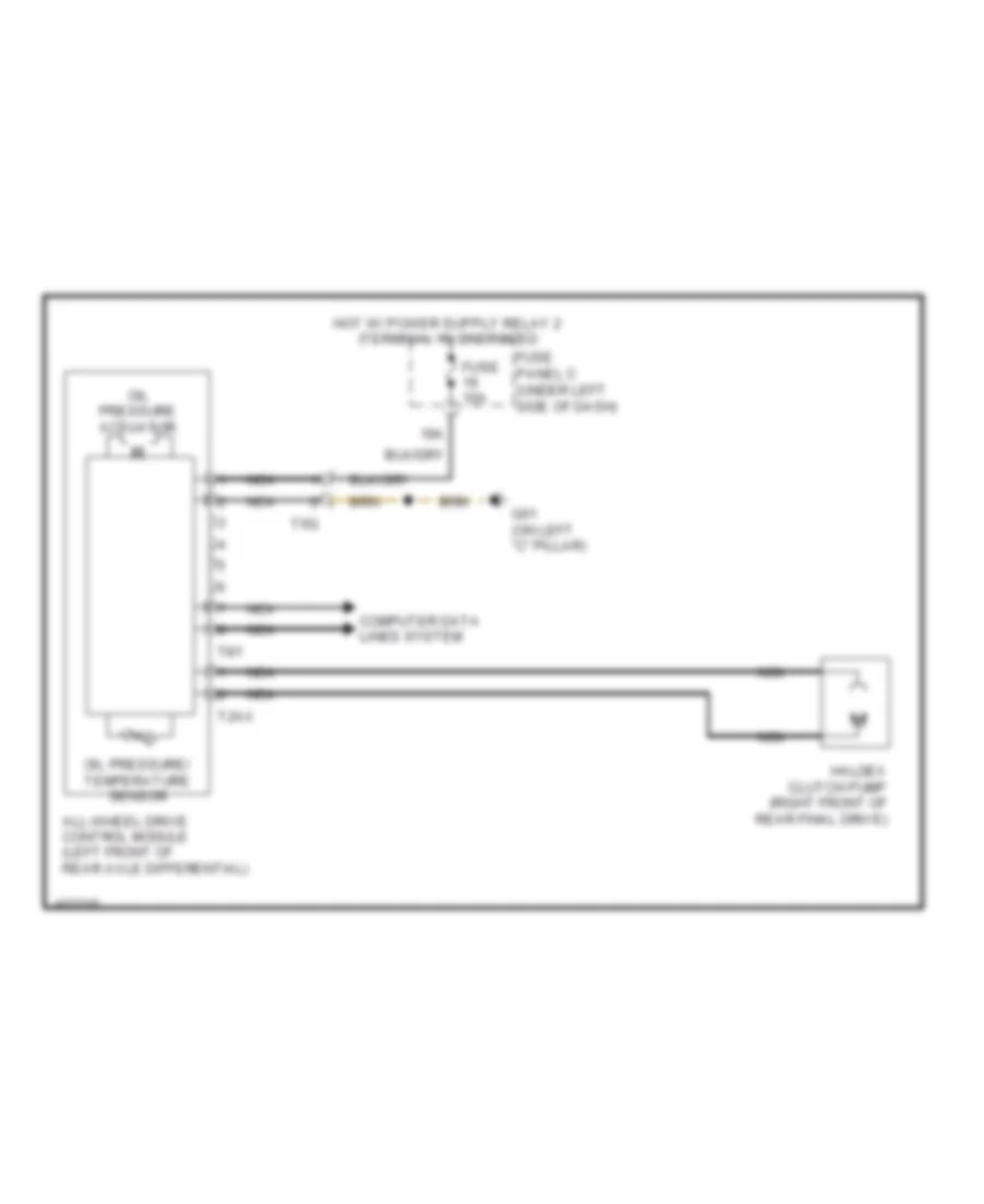 AWD Wiring Diagram for Audi A3 Premium 2013