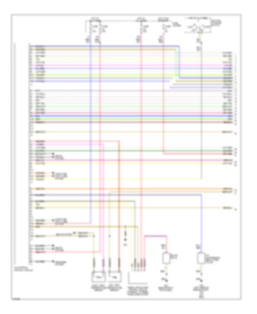 Automatic A C Wiring Diagram 1 of 3 for Audi RS 4 2007