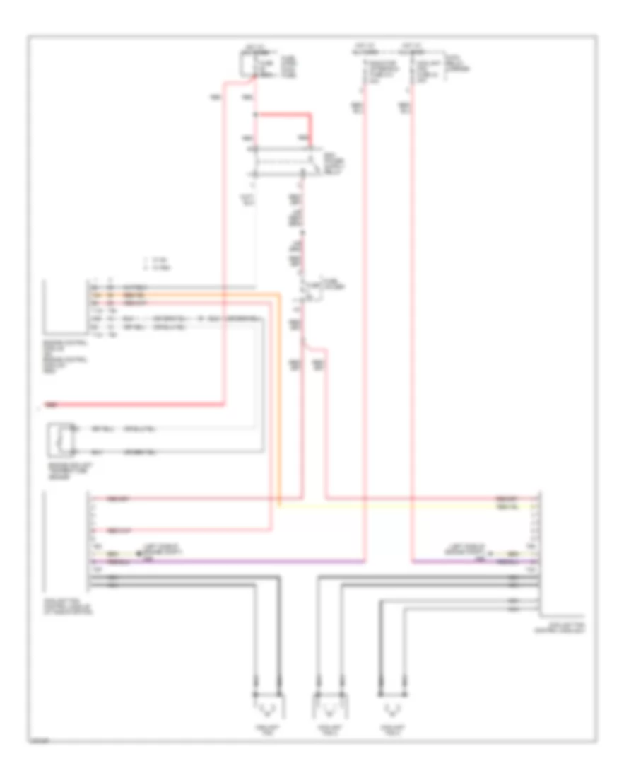 Automatic AC Wiring Diagram (3 of 3) for Audi RS 4 2007