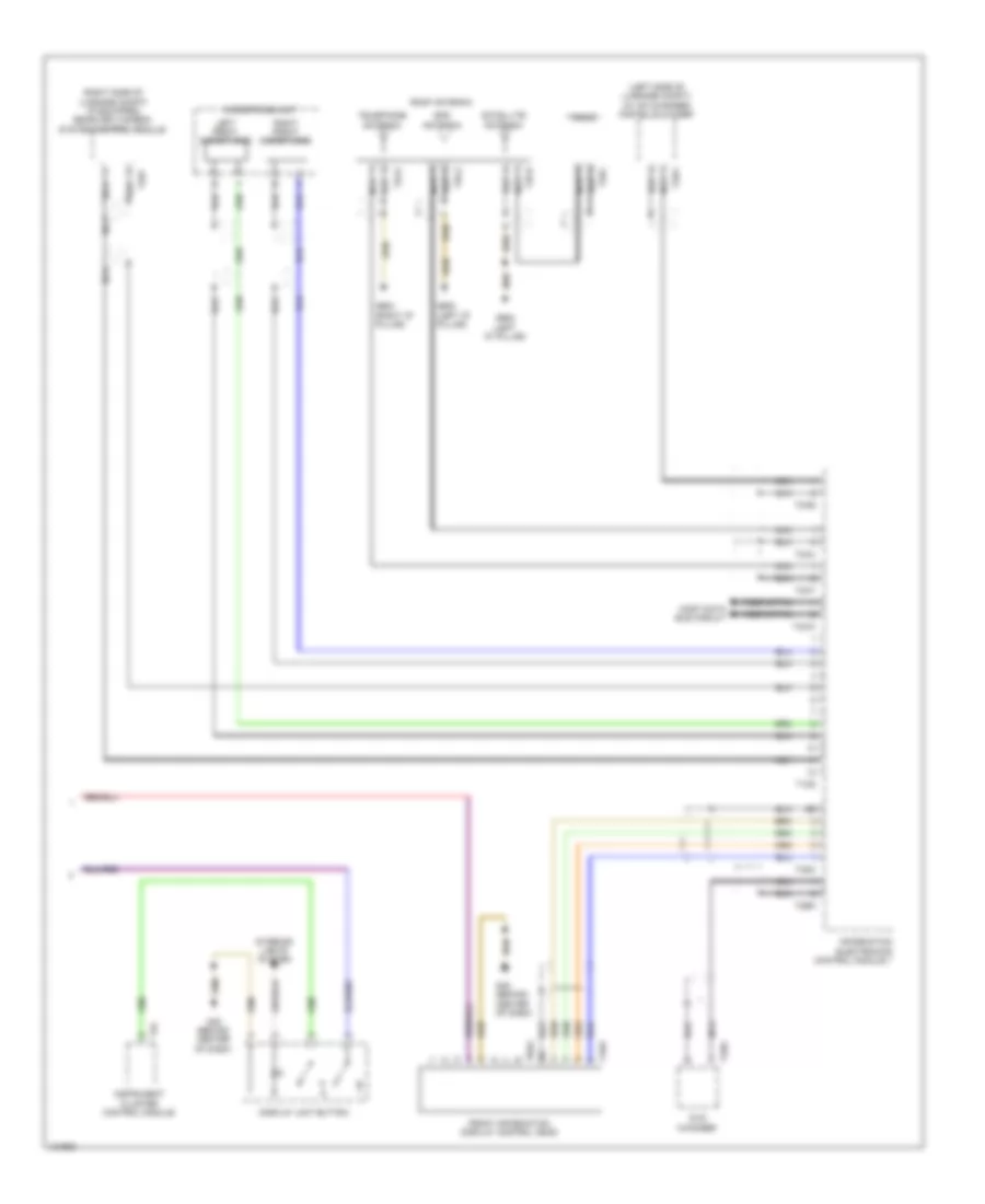 Multimedia Interface Wiring Diagram with Navigation Plus 2 of 2 for Audi A6 Quattro Premium Plus 2014