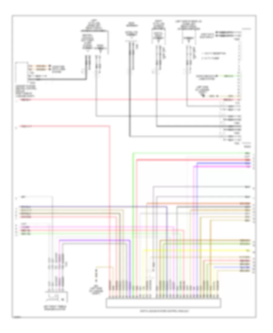 Radio Wiring Diagram, with Bang  Olufson Sound (2 of 3) for Audi A6 Quattro Premium Plus 2014