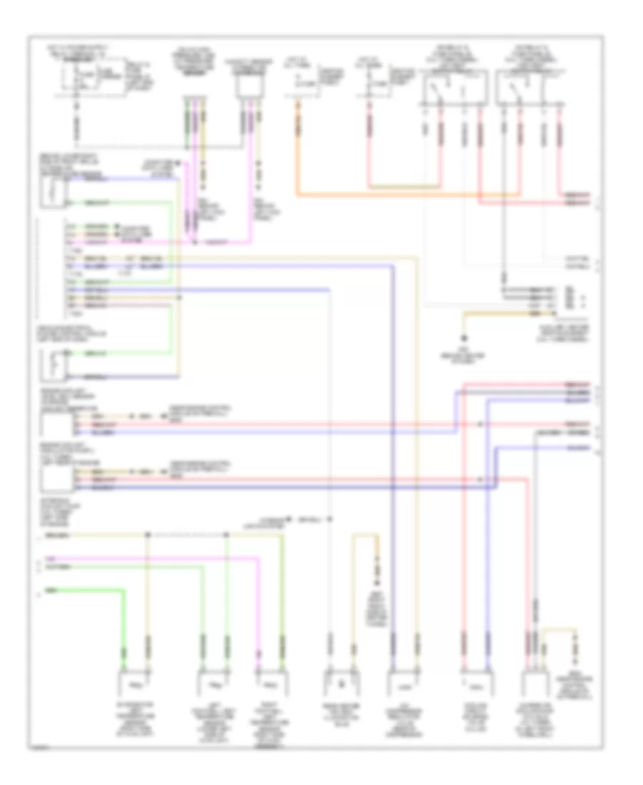 Automatic AC Wiring Diagram, Basic (2 of 3) for Audi A6 Quattro Premium Plus 2014