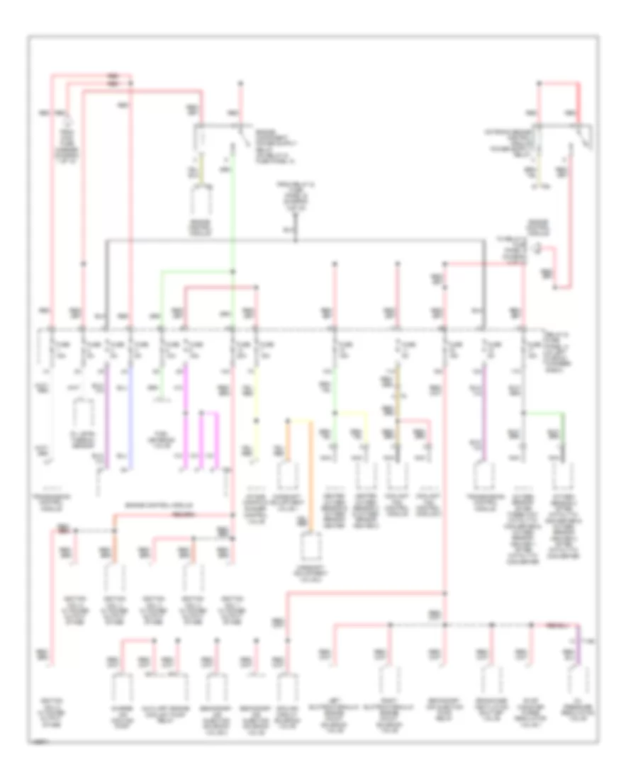 Power Distribution Wiring Diagram (8 of 10) for Audi A6 Quattro Premium Plus 2014