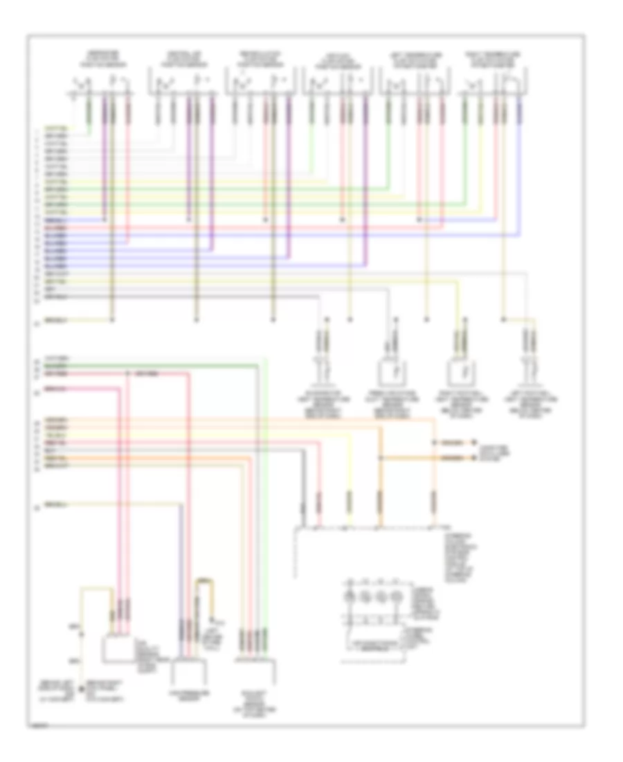 Air Conditioning Wiring Diagram (2 of 2) for Audi A4 2003