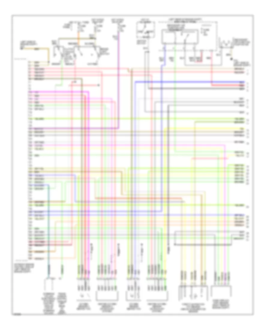 3.0L, Engine Performance Wiring Diagram (1 of 4) for Audi A4 2003