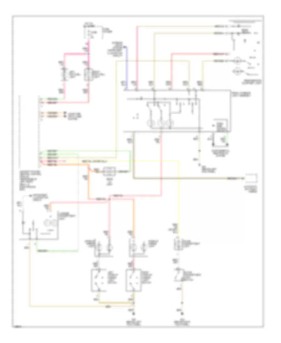 Courtesy Lamps Wiring Diagram Avant 1 of 2 for Audi A4 2003