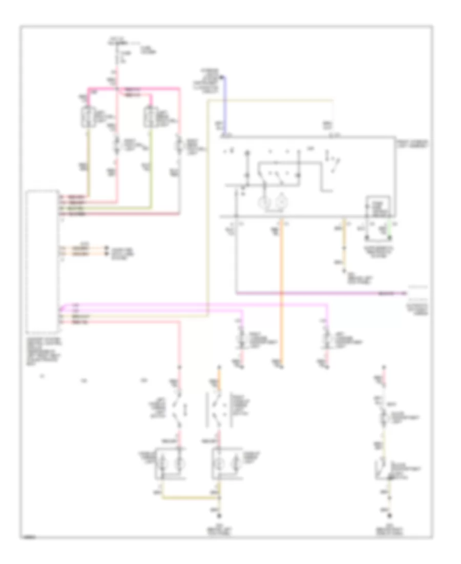 Courtesy Lamps Wiring Diagram Convertible 1 of 2 for Audi A4 2003