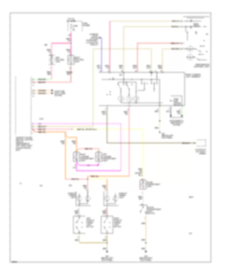 Courtesy Lamps Wiring Diagram Sedan 1 of 2 for Audi A4 2003