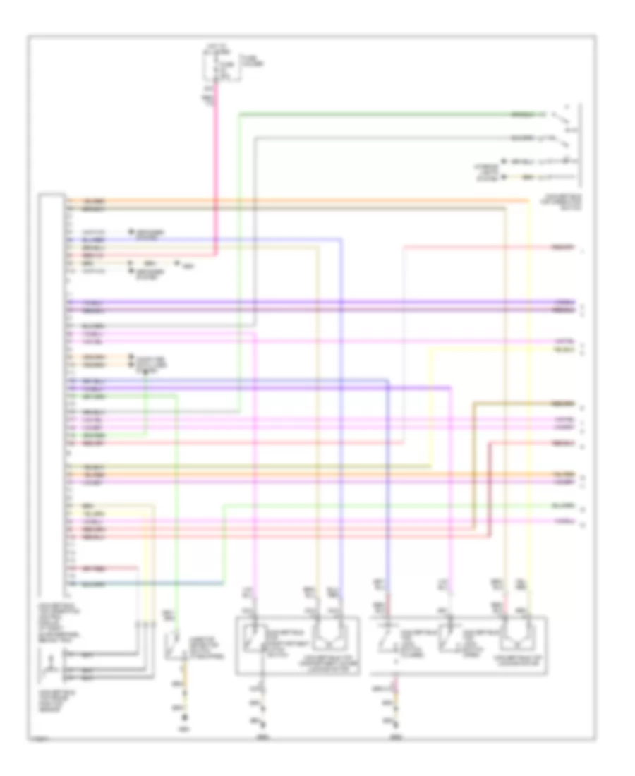 Convertible Top Wiring Diagram 1 of 2 for Audi A4 2003