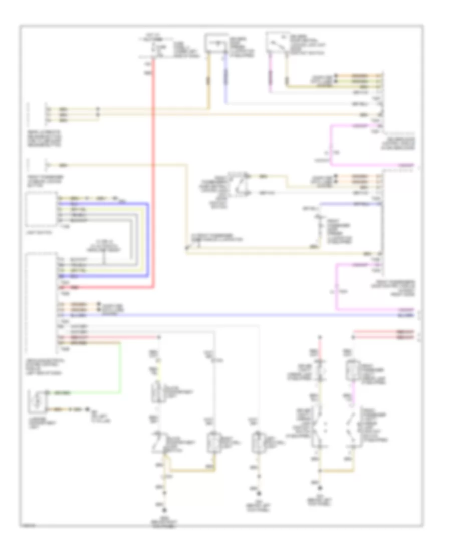 Courtesy Lamps Wiring Diagram 1 of 2 for Audi A3 Premium Plus 2013