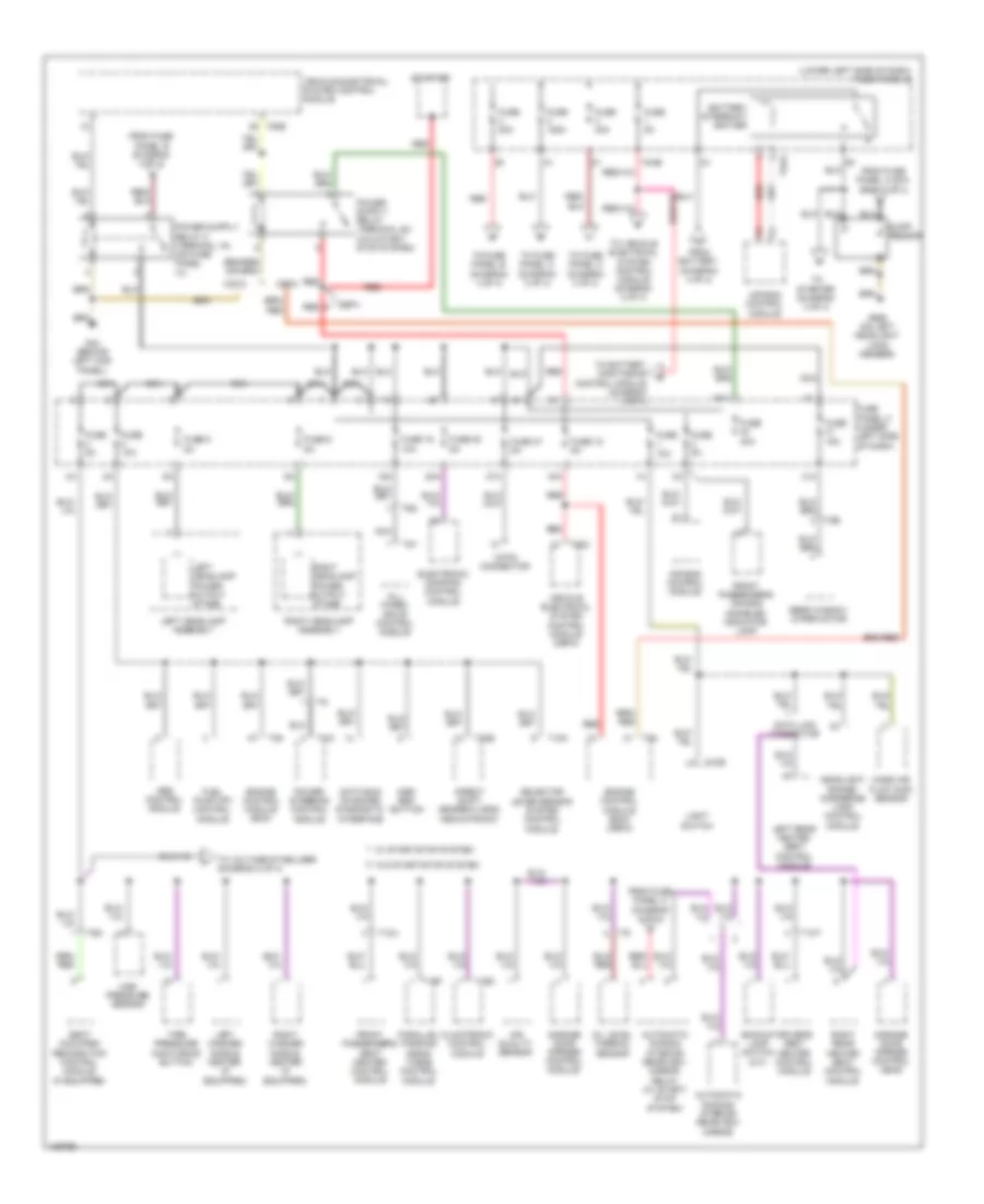 2 0L Turbo Power Distribution Wiring Diagram 1 of 4 for Audi A3 Premium Plus 2013