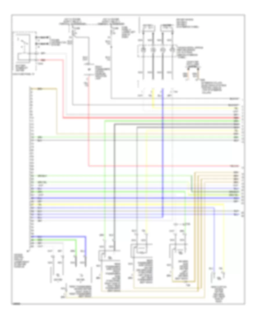 Supplemental Restraints Wiring Diagram 1 of 3 for Audi A3 Premium Plus 2013