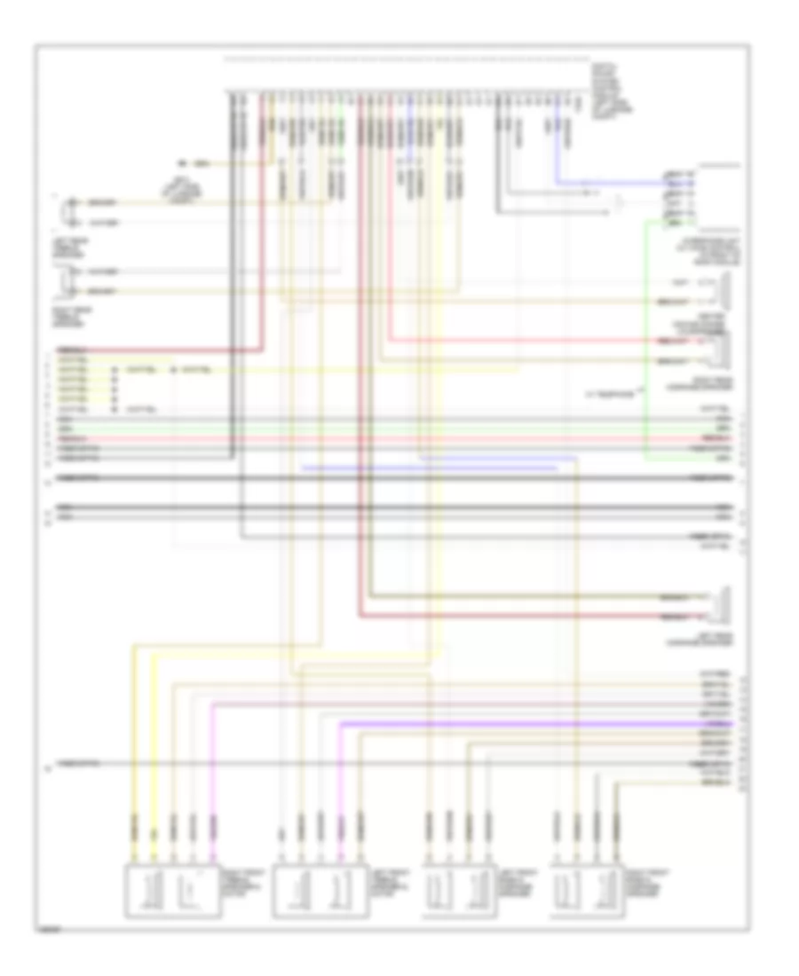 Navigation Wiring Diagram, Premium Radio (3 of 5) for Audi A8 Quattro 2010