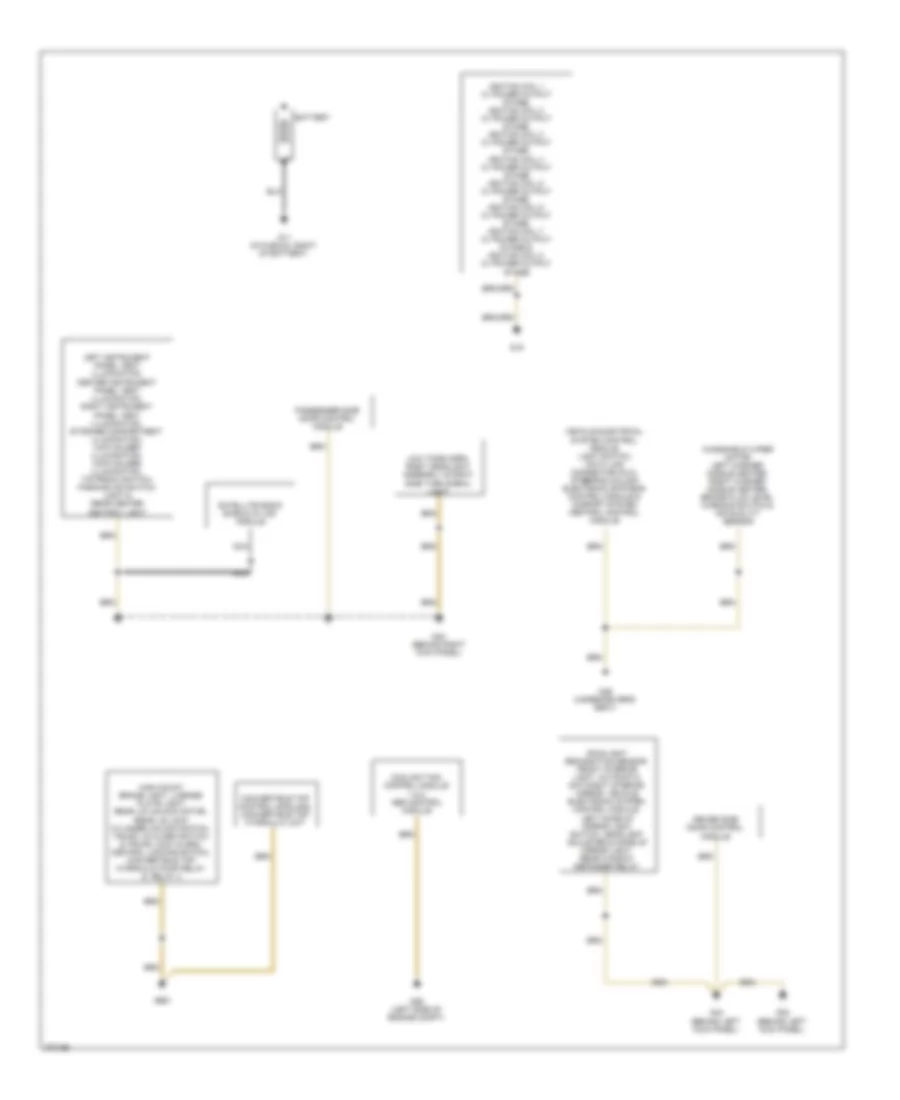 Ground Distribution Wiring Diagram Convertible 1 of 2 for Audi S4 Avant Quattro 2007