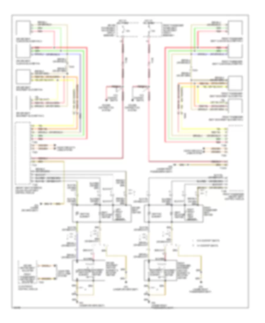Heated Seats Wiring Diagram with Memory for Audi A6 Quattro Prestige 2014