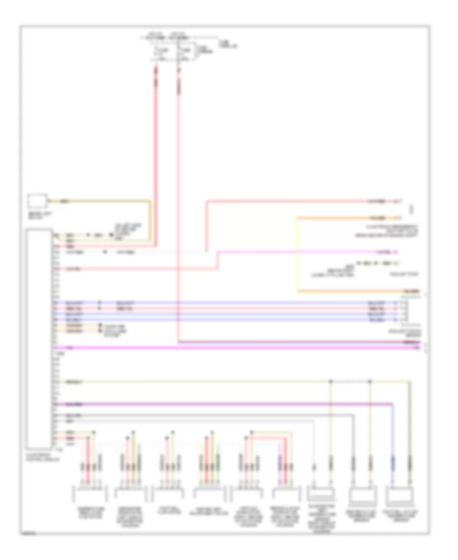 Automatic AC Wiring Diagram, Basic (1 of 2) for Audi Q5 2010