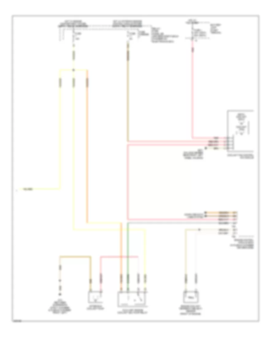 Automatic AC Wiring Diagram, Comfort (3 of 3) for Audi Q5 2010