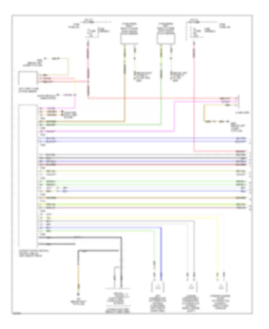 Anti theft Wiring Diagram 1 of 2 for Audi Q5 2010