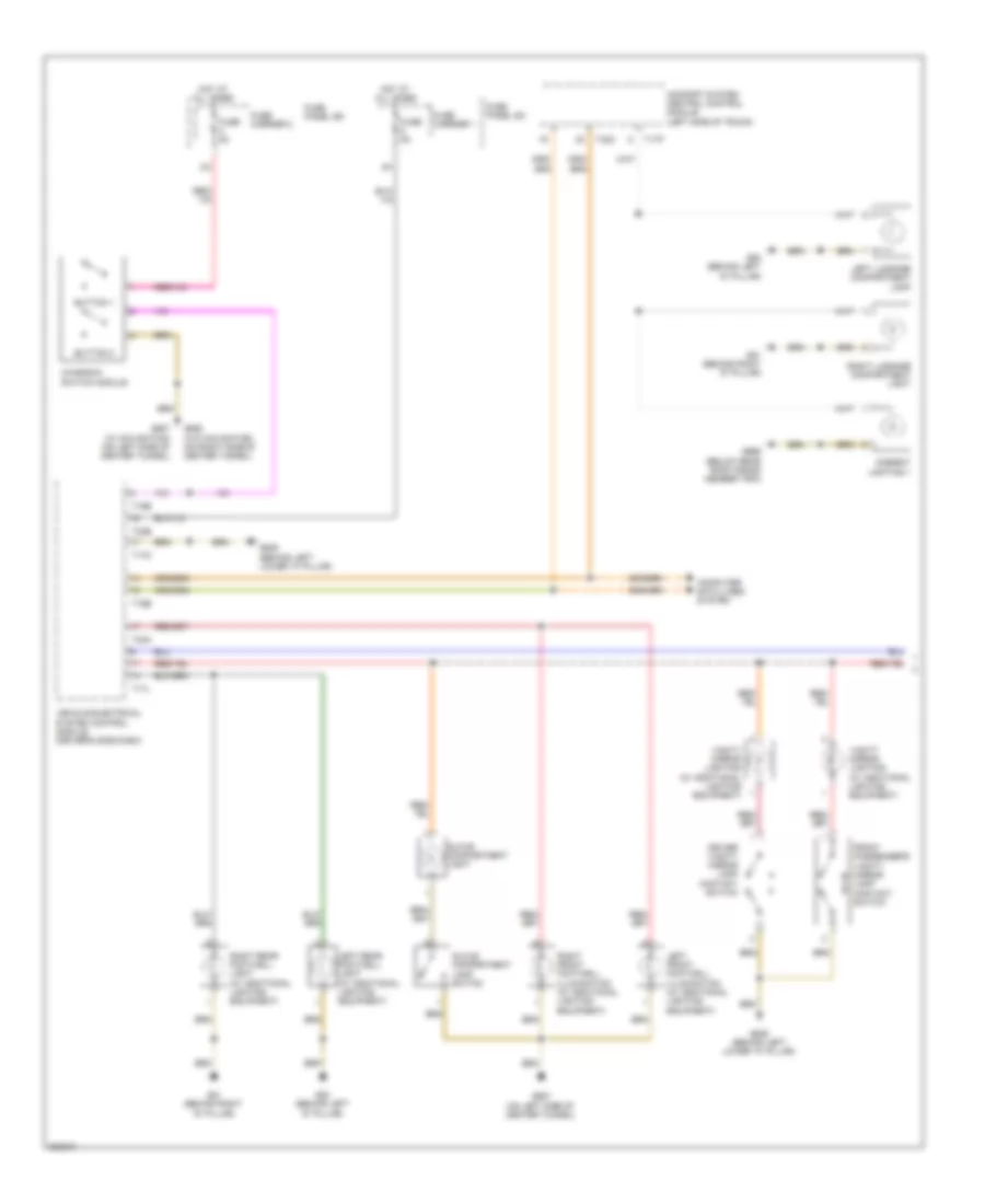 Courtesy Lamps Wiring Diagram 1 of 2 for Audi Q5 2010