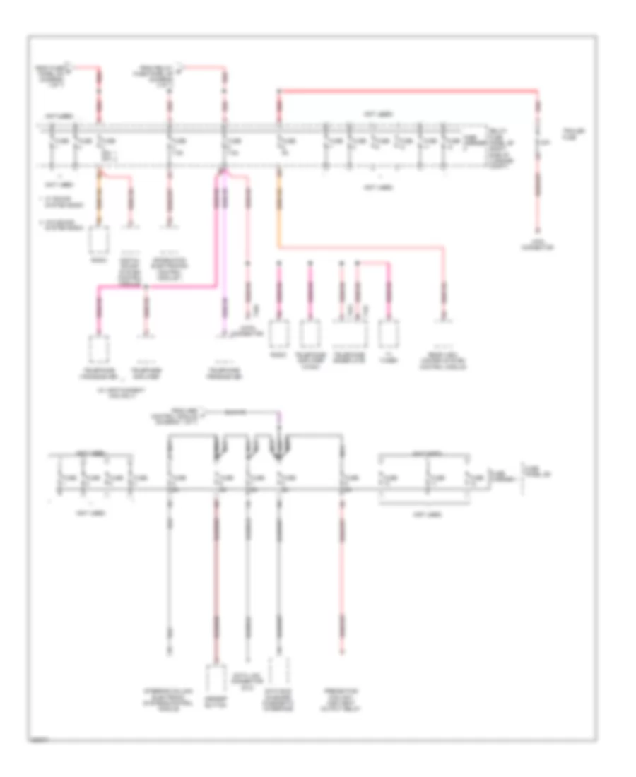 Power Distribution Wiring Diagram 7 of 7 for Audi Q5 2010