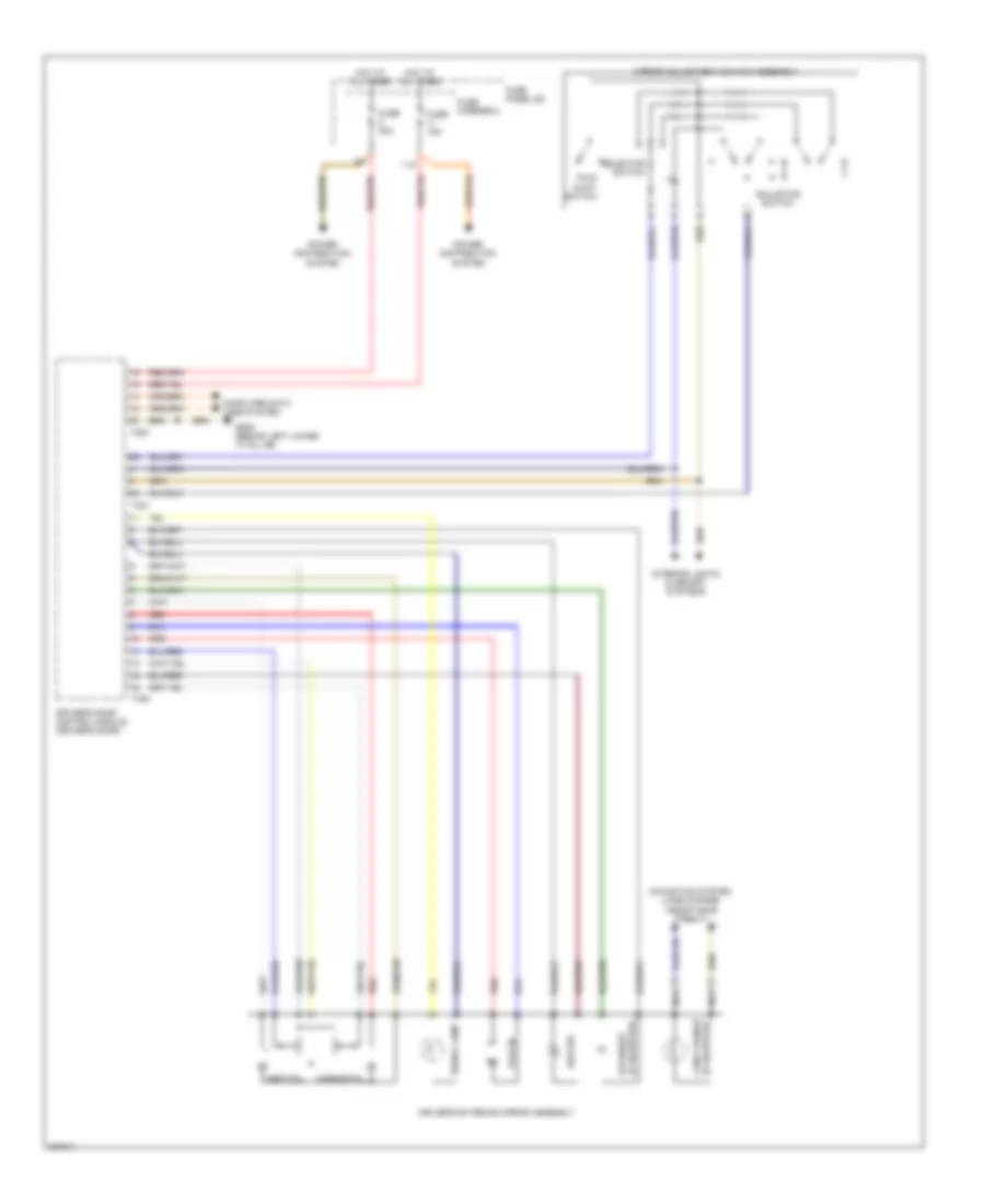 Power Mirrors Wiring Diagram (1 of 2) for Audi Q5 2010